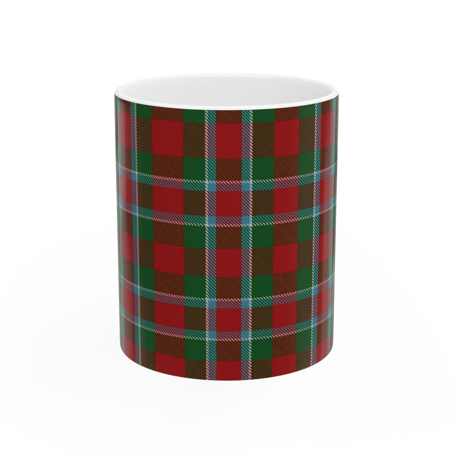 Menzies clan 2. The elegant and colourful tartan on this mug is taken from the Scottish Register of Tartans based in Scotland.