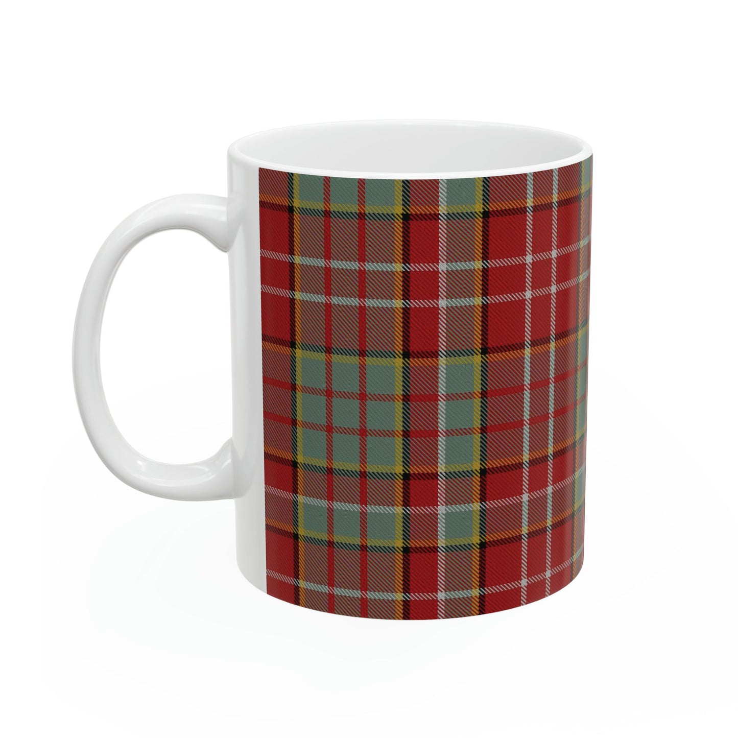 Ogilvie clan 2. The elegant and colourful tartan on this mug is taken from the Scottish Register of Tartans based in Scotland.
