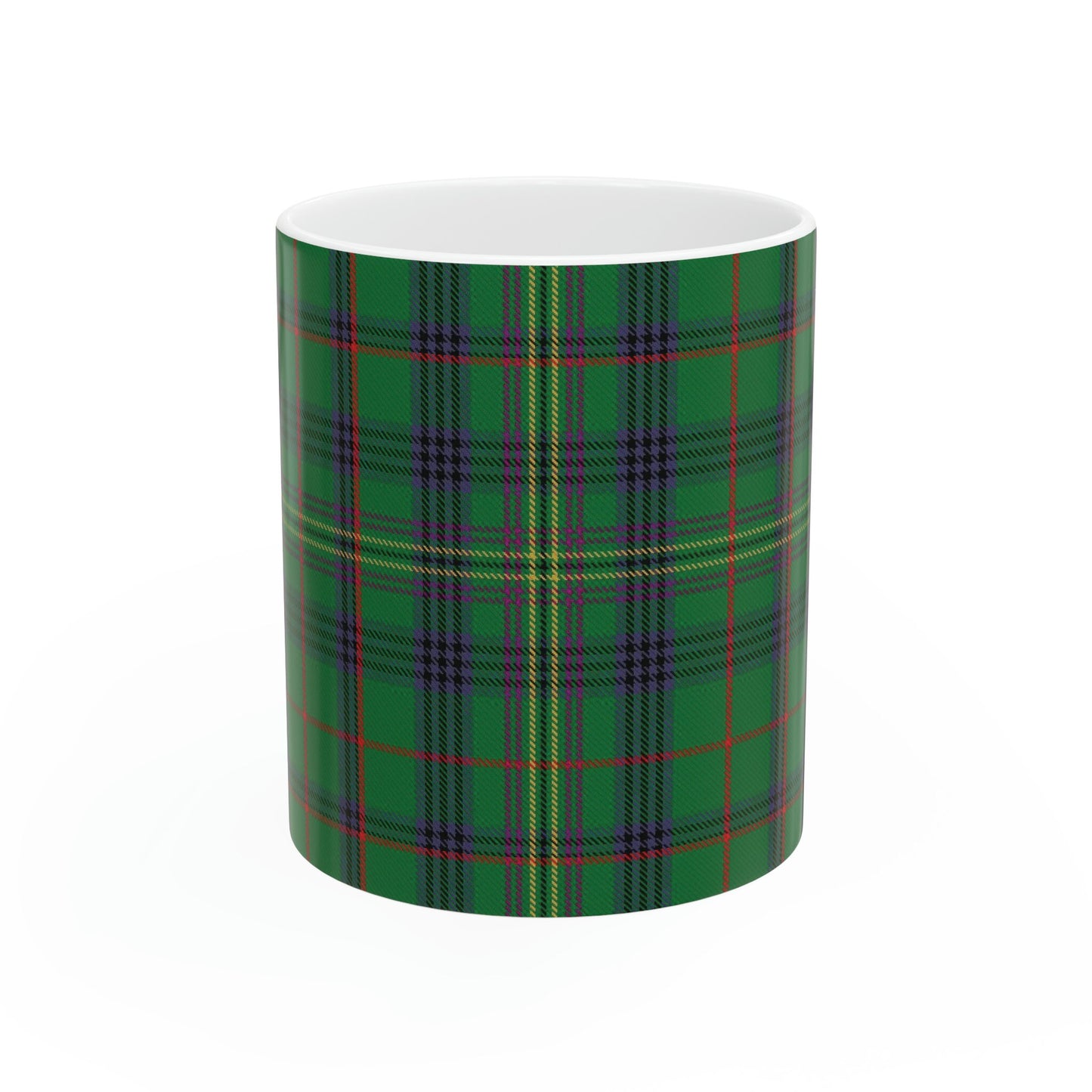 Kennedy clan. The elegant and colourful tartan on this mug is taken from the Scottish Register of Tartans based in Scotland.