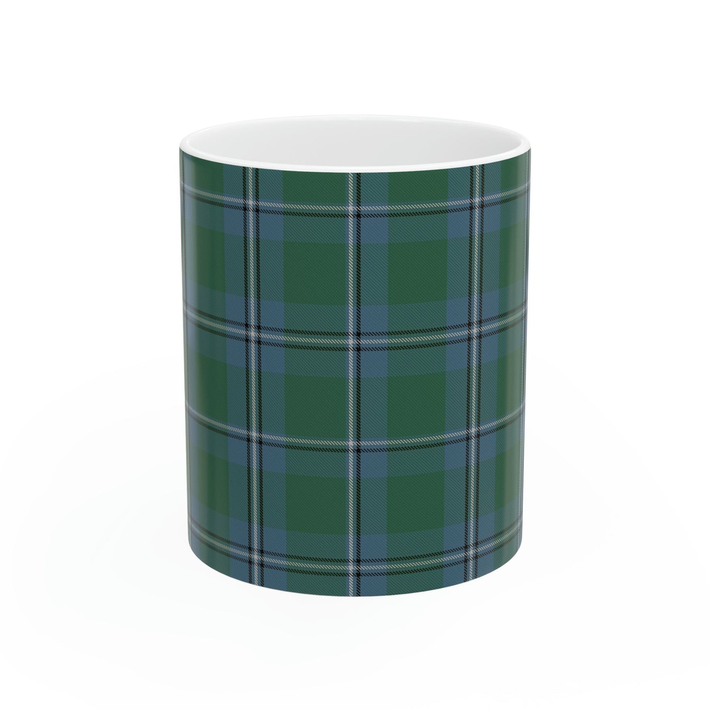 Irvine clan. The elegant and colourful tartan on this mug is taken from the Scottish Register of Tartans based in Scotland.