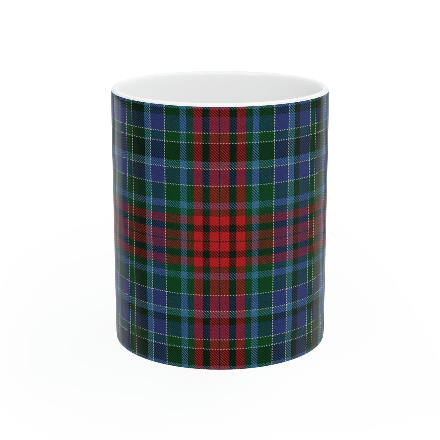 Gordon clan 1. The elegant and colourful tartan on this mug is taken from the Scottish Register of Tartans based in Scotland.
