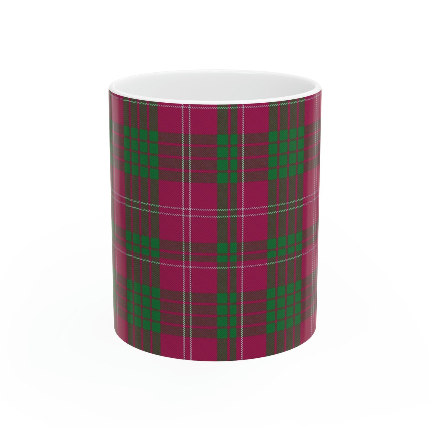 Crawford clan. The elegant and colourful tartan on this mug is taken from the Scottish Register of Tartans based in Scotland.
