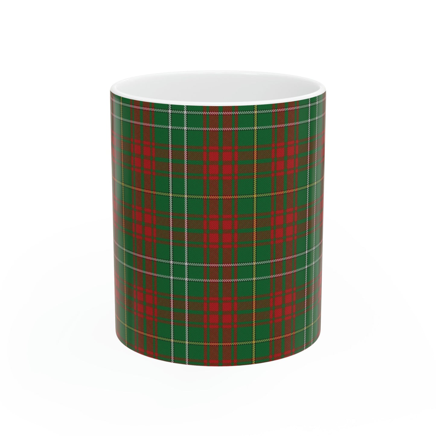 Bruce hunting. The elegant and colourful tartan on this mug is taken from the Scottish Register of Tartans based in Scotland.