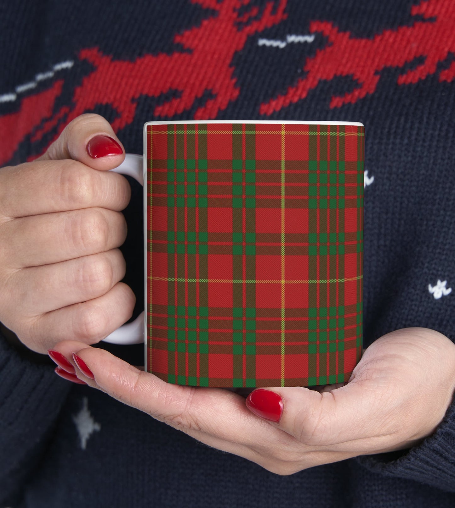 Cameron. The elegant and colourful tartan on this mug is taken from the Scottish Register of Tartans based in Scotland.