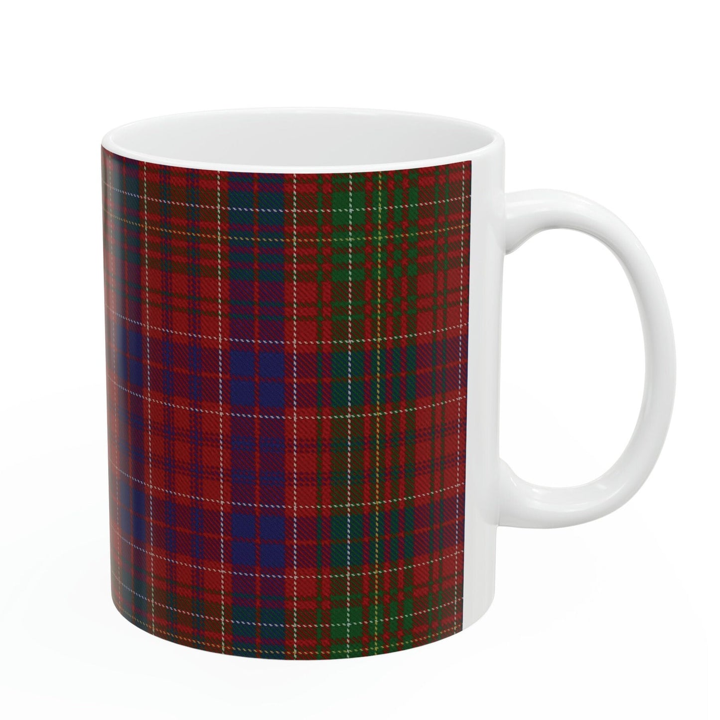 Lumsden clan. The elegant and colourful tartan on this mug is taken from the Scottish Register of Tartans based in Scotland.