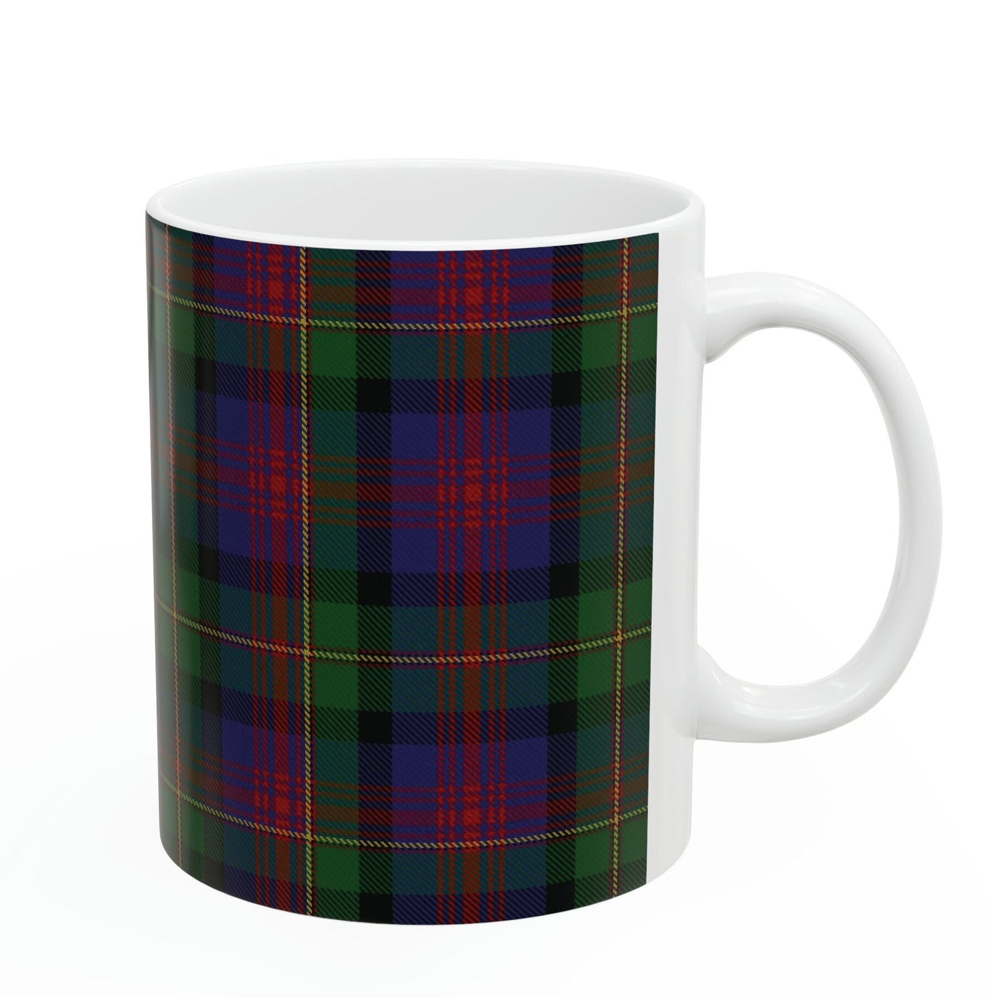 Logan clan. The elegant and colourful tartan on this mug is taken from the Scottish Register of Tartans based in Scotland.