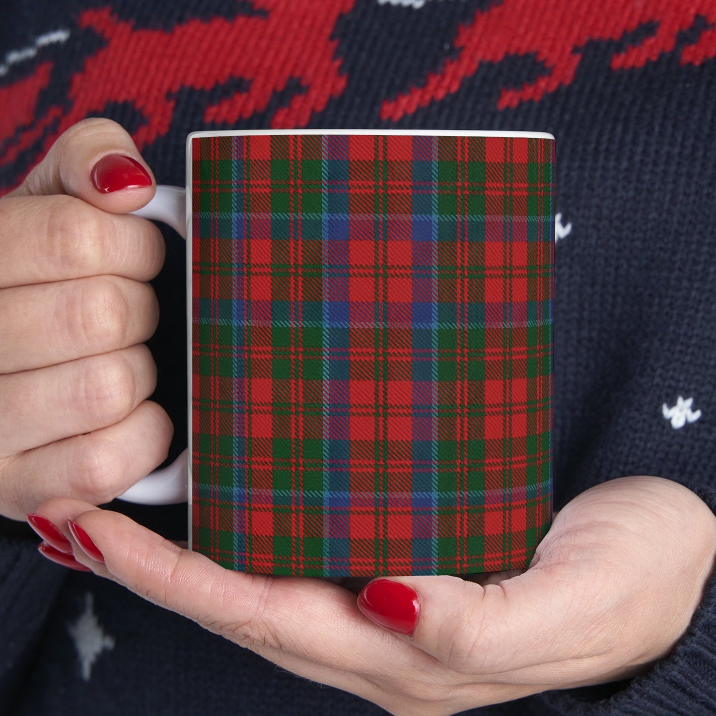 Matheson clan. The elegant and colourful tartan on this mug is taken from the Scottish Register of Tartans based in Scotland.