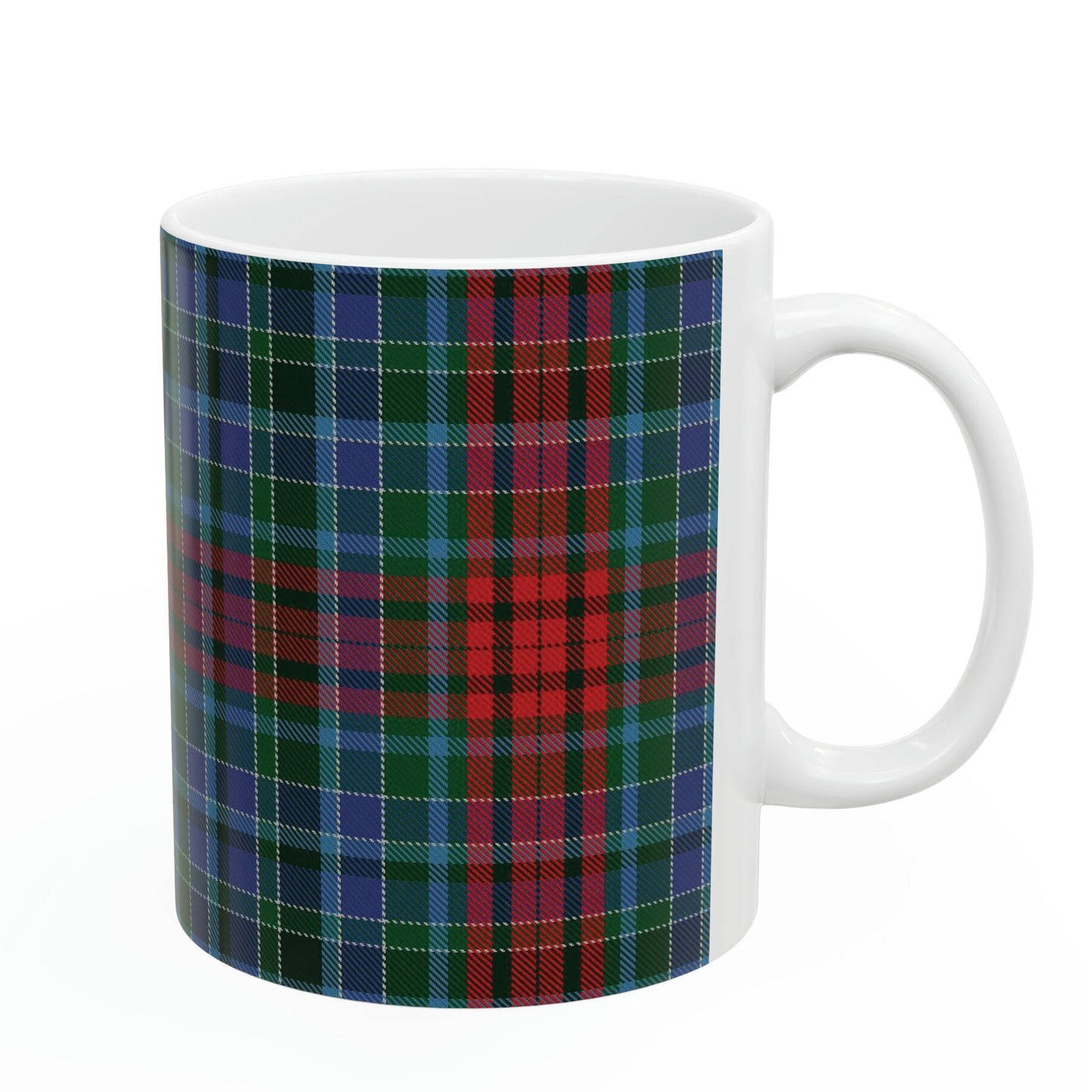 Gordon clan 1. The elegant and colourful tartan on this mug is taken from the Scottish Register of Tartans based in Scotland.