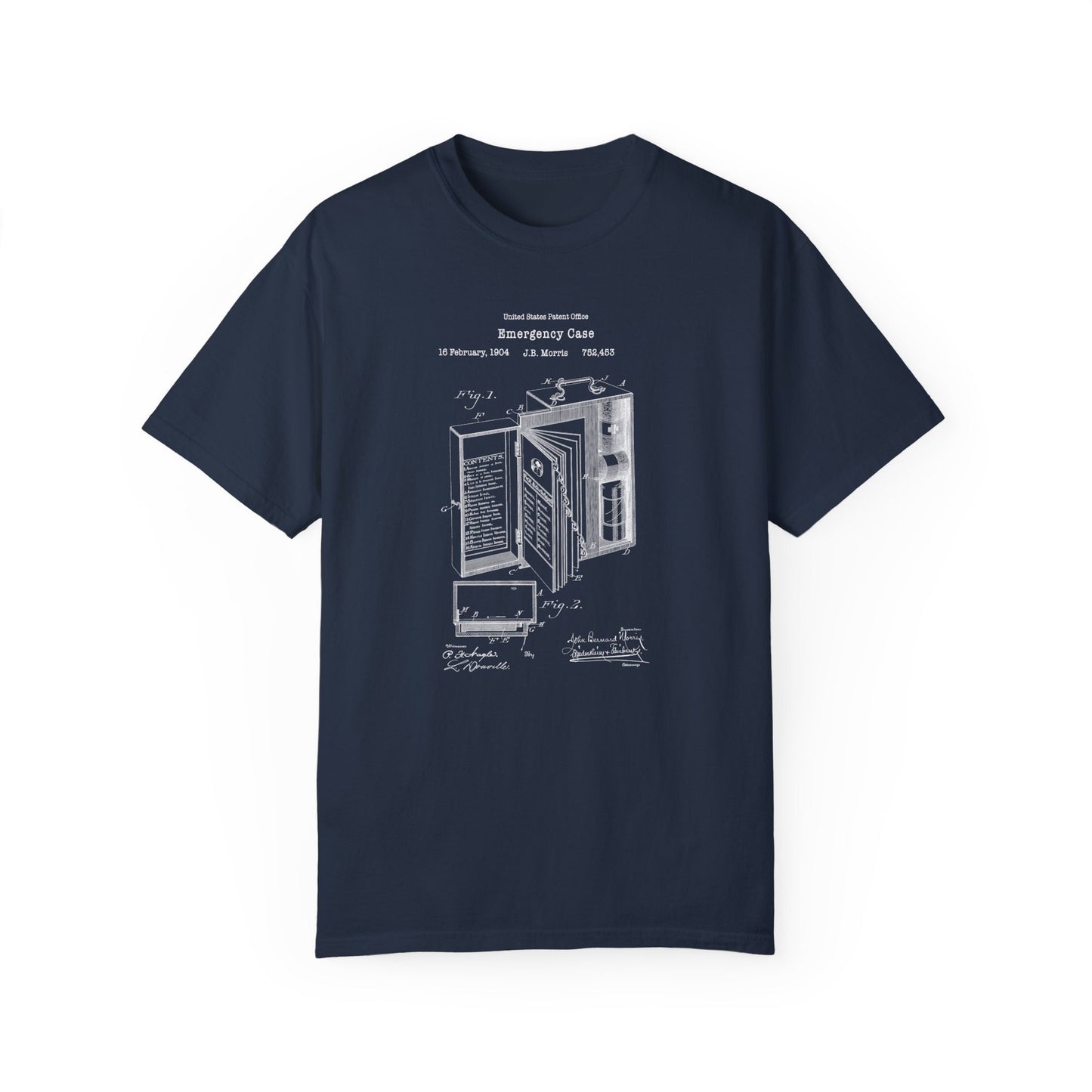 Antique medical case design from US Patent Office. A quality T shirt perfect for doctors, medical students, healthcare