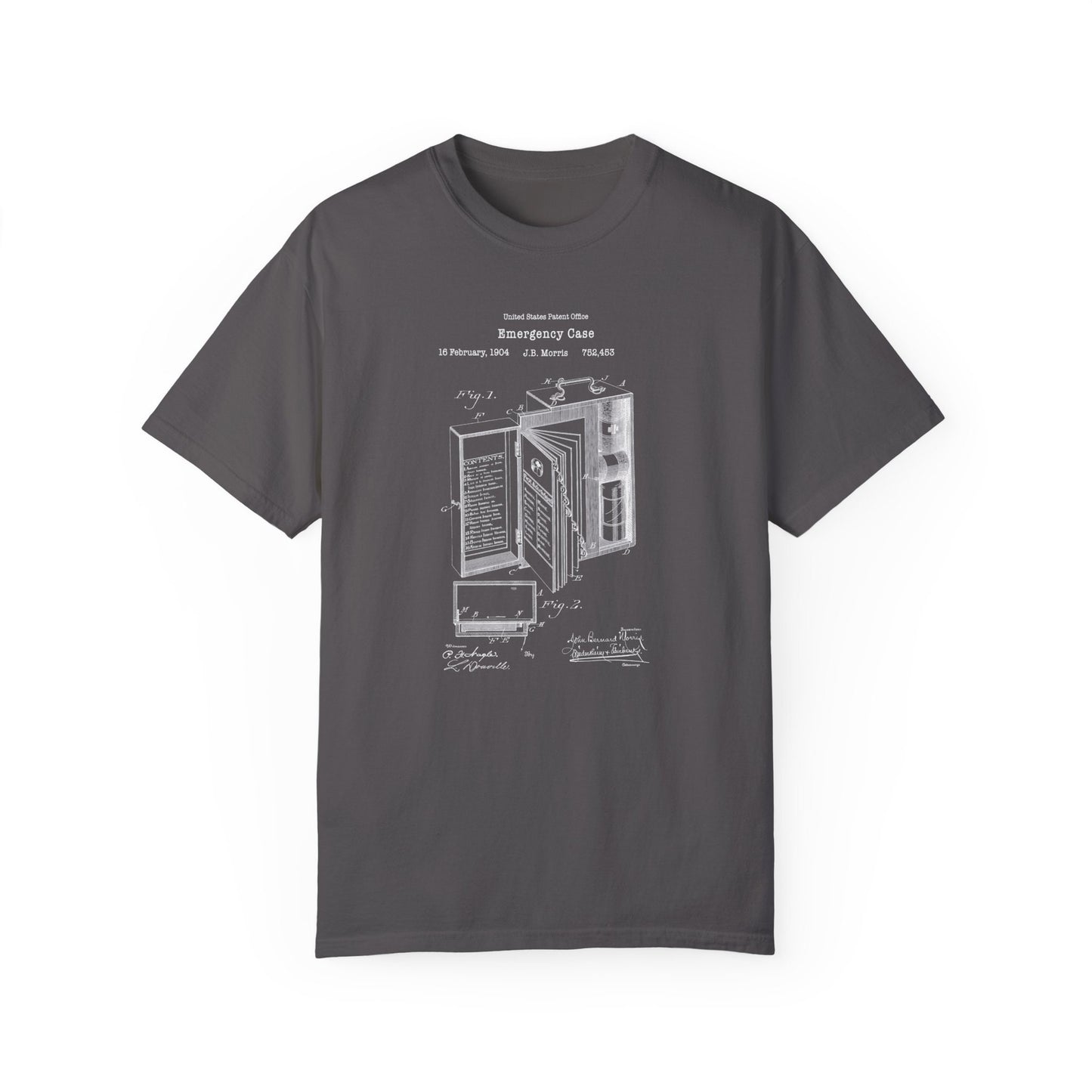 Antique medical case design from US Patent Office. A quality T shirt perfect for doctors, medical students, healthcare