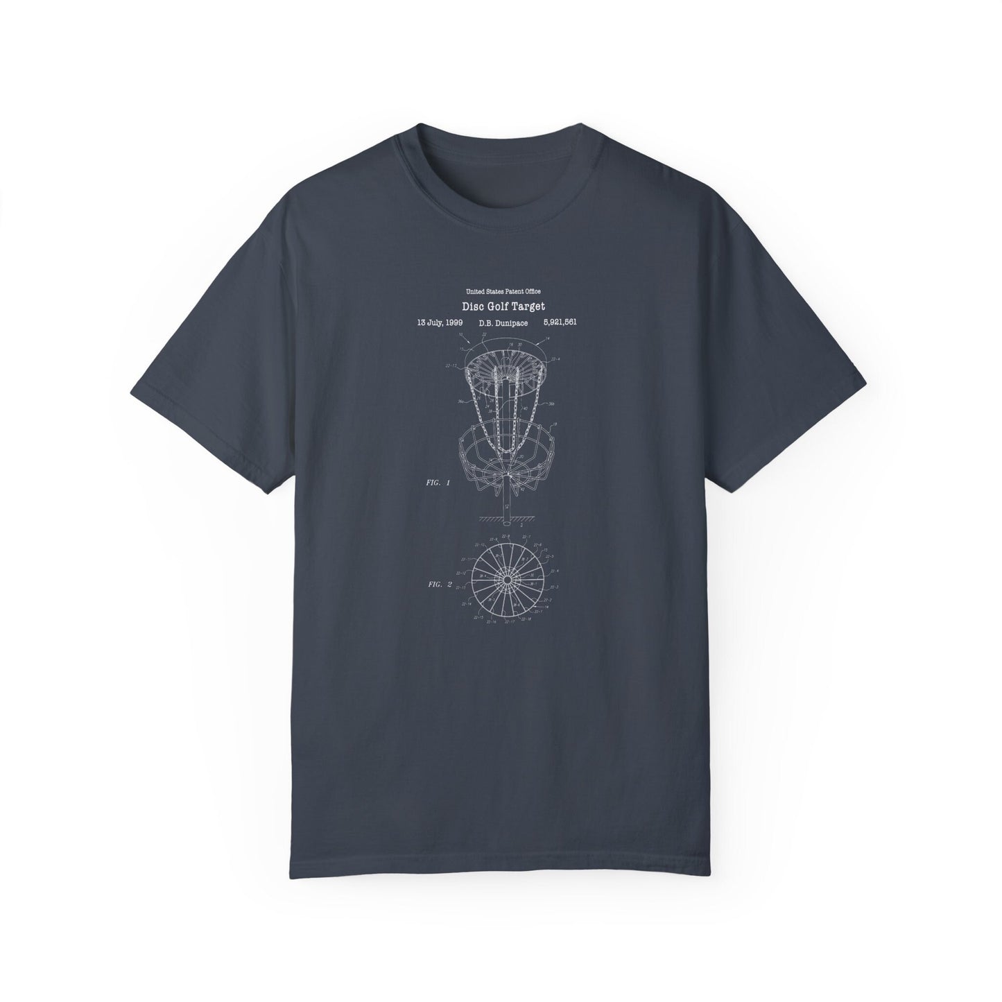 a gray t - shirt with a blueprinted drawing of a tennis racket