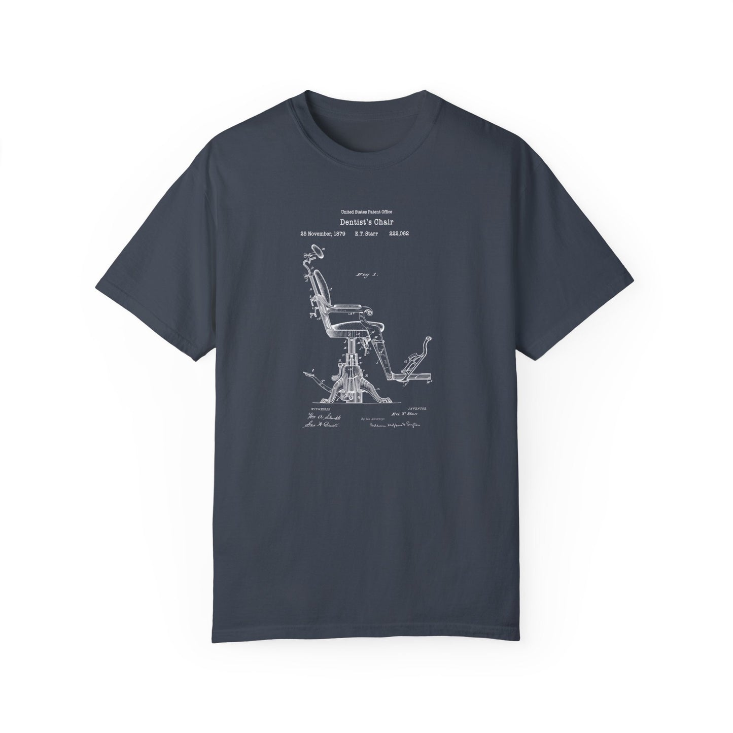 a t - shirt with a diagram of a chair