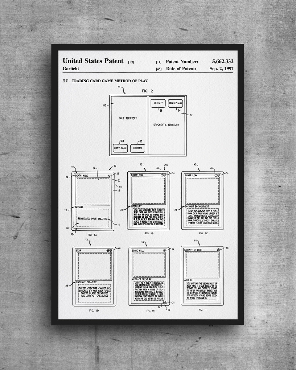 Patent Design Wall Art