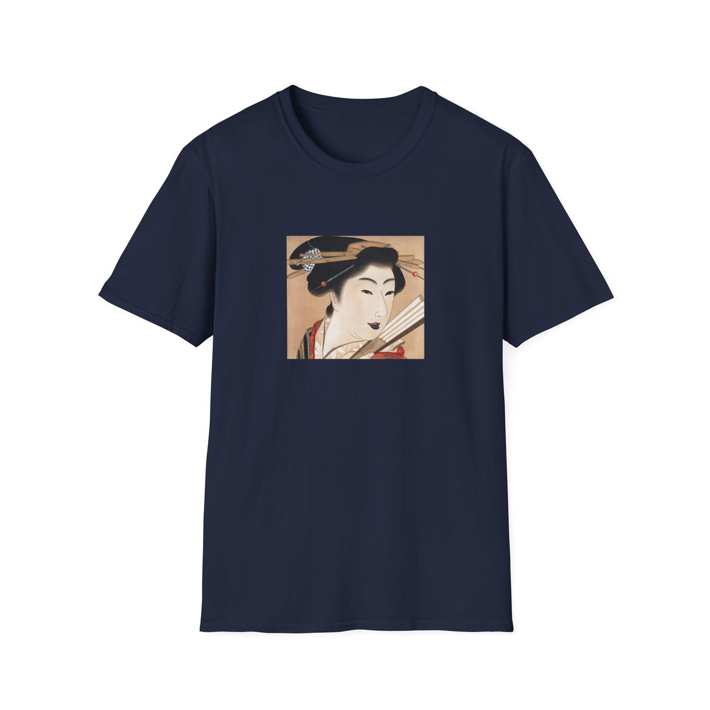 Japanese geisha (1830s) vintage painting by Mihata Joryu. T shirt from famous Japanese woodblock print