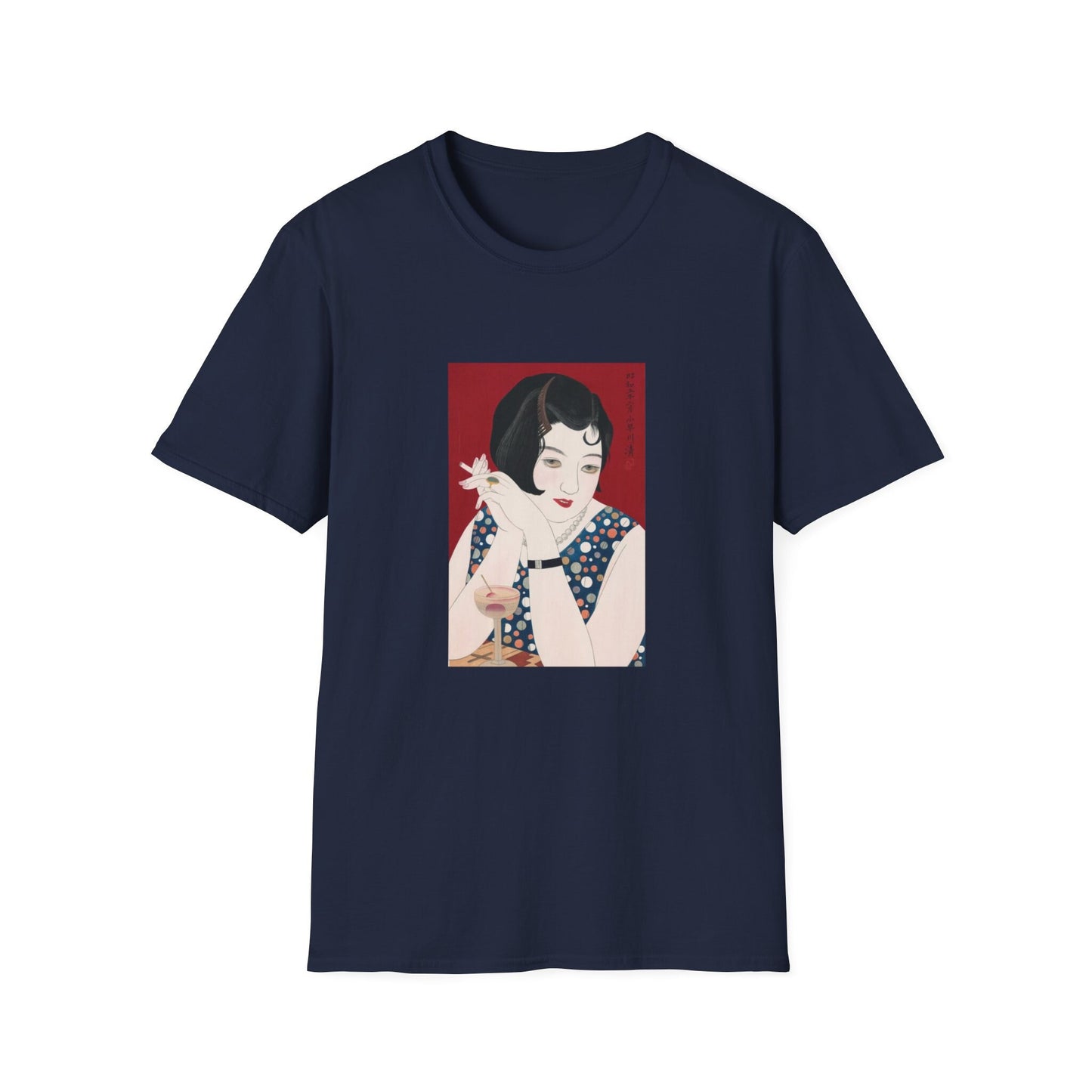 Modern woman (1930) Japanese Ukiyo-e art by Kobayakawa Kiyoshi T shirt from famous Japanese woodblock print