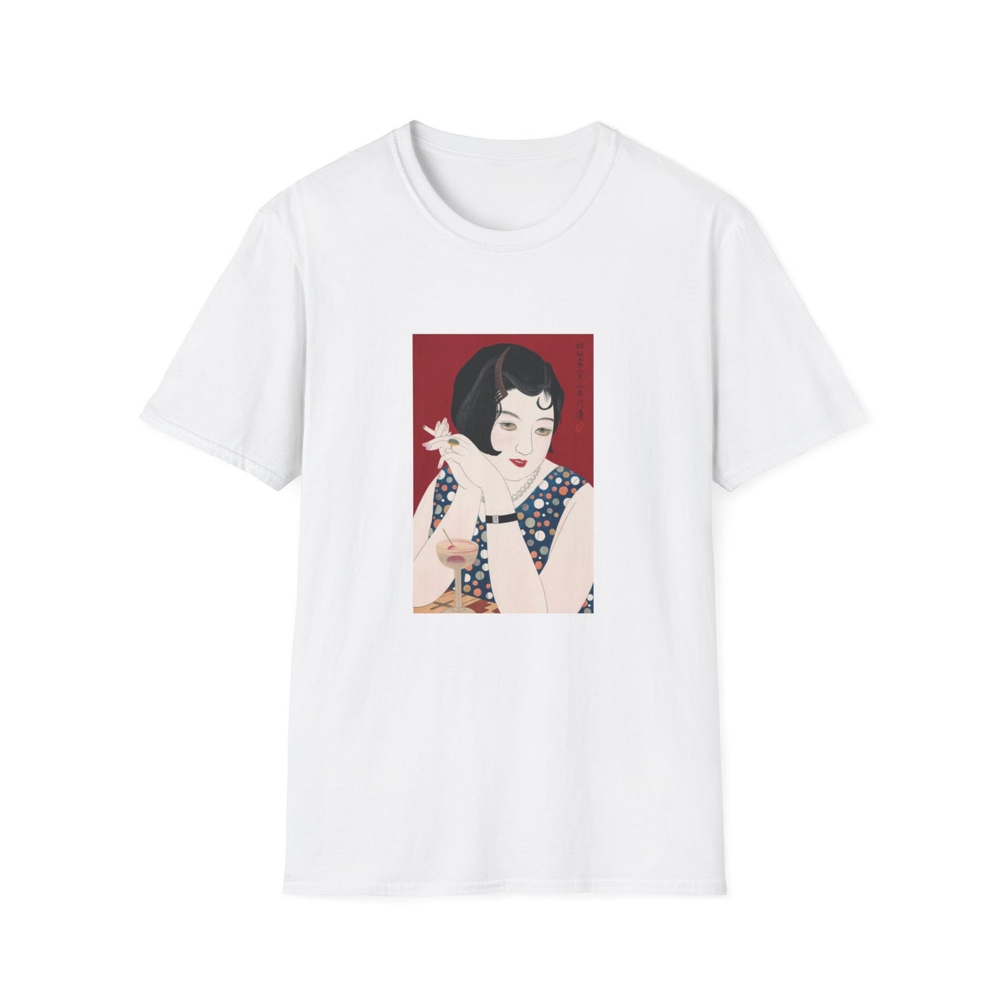 Modern woman (1930) Japanese Ukiyo-e art by Kobayakawa Kiyoshi T shirt from famous Japanese woodblock print