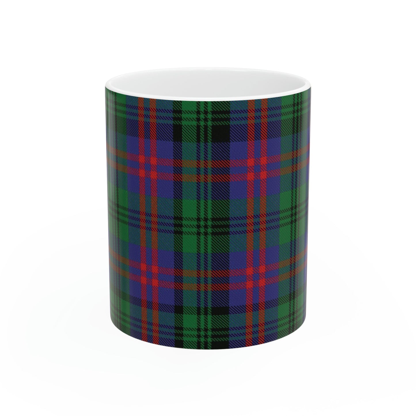 MacLachlan hunting. The elegant and colourful tartan on this mug is taken from the Scottish Register of Tartans based in Scotland.