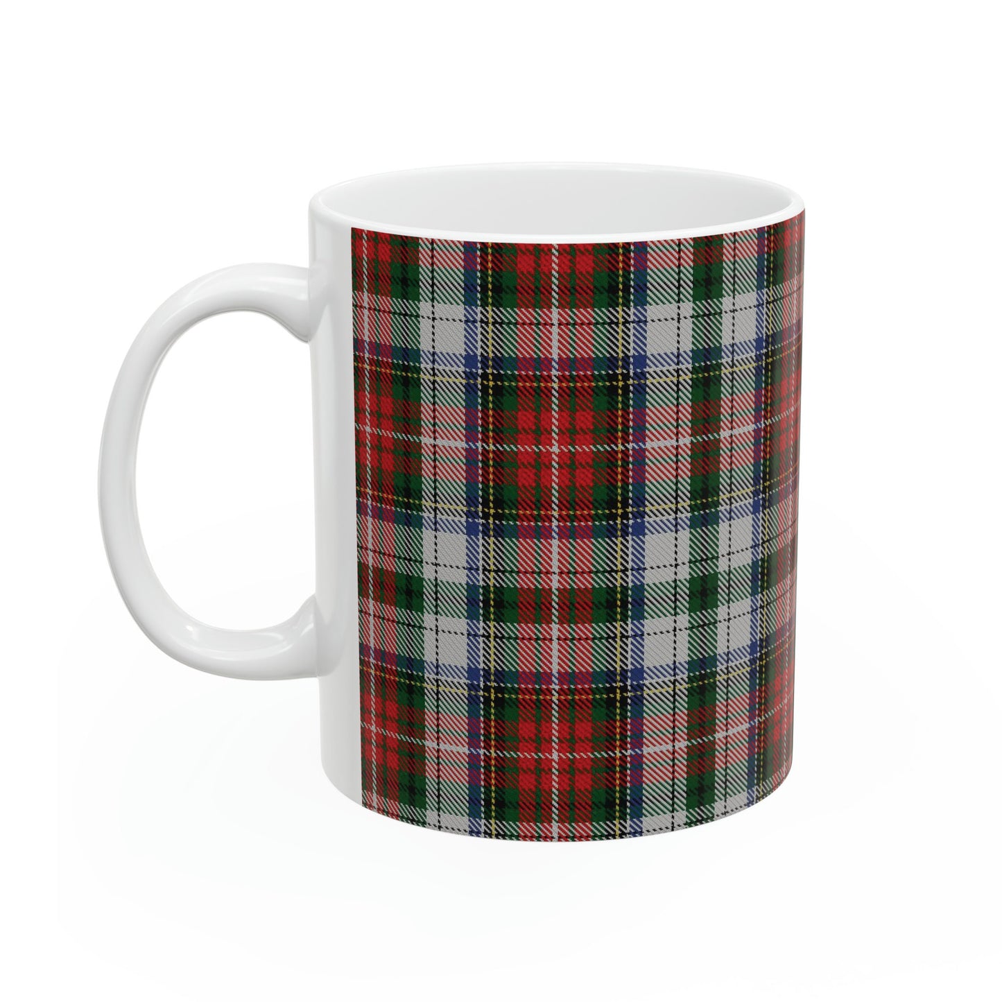 Stewart clan 1. The elegant and colourful tartan on this mug is taken from the Scottish Register of Tartans based in Scotland.