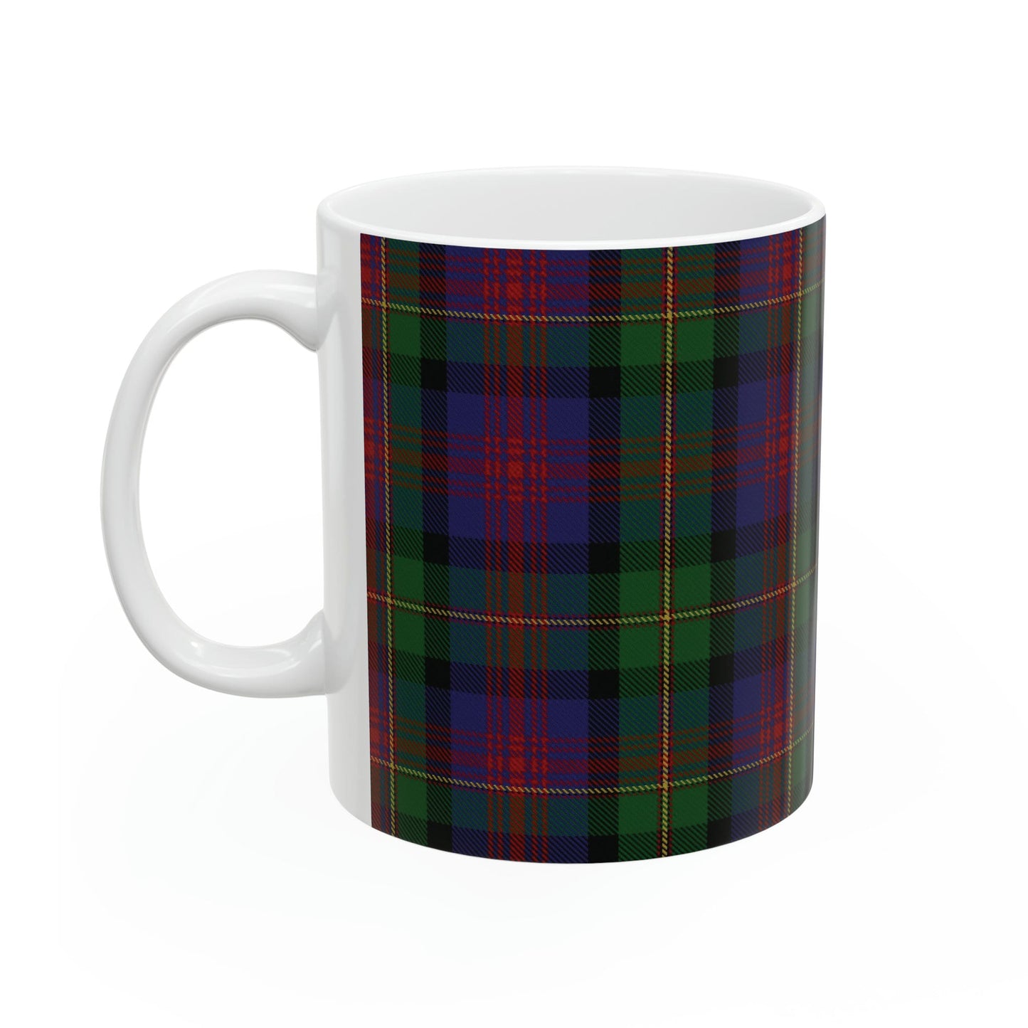 Logan clan. The elegant and colourful tartan on this mug is taken from the Scottish Register of Tartans based in Scotland.