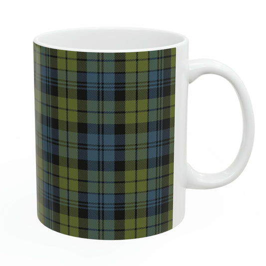Campbell clan. The elegant and colourful tartan on this mug is taken from the Scottish Register of Tartans based in Scotland.
