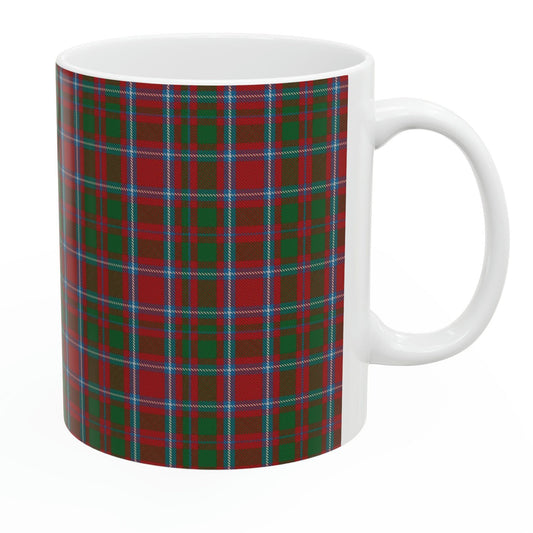 Chisholm clan. The elegant and colourful tartan on this mug is taken from the Scottish Register of Tartans based in Scotland.
