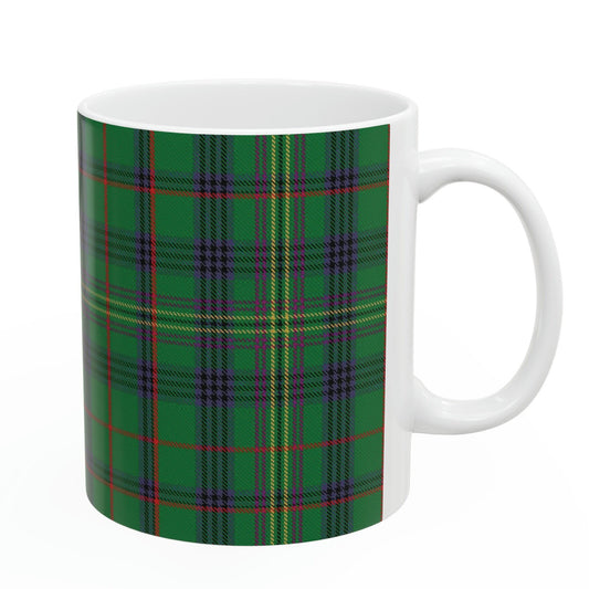 Kennedy clan. The elegant and colourful tartan on this mug is taken from the Scottish Register of Tartans based in Scotland.