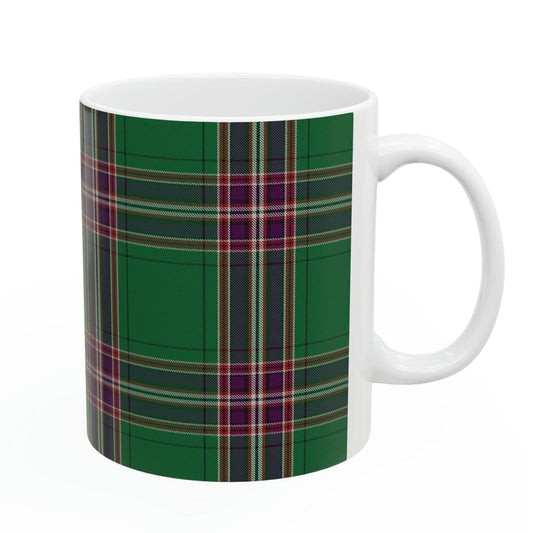 MacFarlane hunting. The elegant and colourful tartan on this mug is taken from the Scottish Register of Tartans based in Scotland.