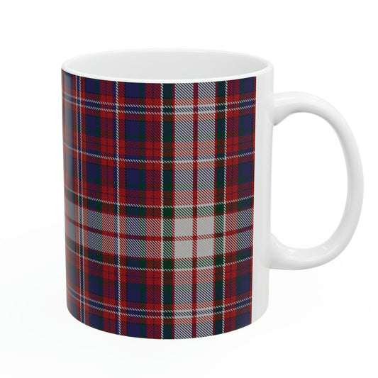 MacFarlane dress. The elegant and colourful tartan on this mug is taken from the Scottish Register of Tartans based in Scotland.