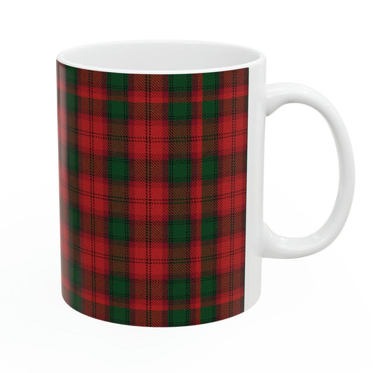 Lindsay clan 2. The elegant and colourful tartan on this mug is taken from the Scottish Register of Tartans based in Scotland.