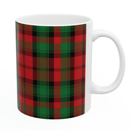 Kerr clan. The elegant and colourful tartan on this mug is taken from the Scottish Register of Tartans based in Scotland.