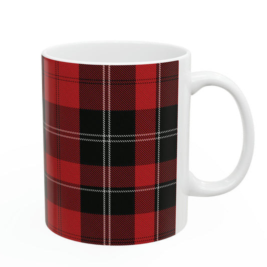 Ramsay clan. The elegant and colourful tartan on this mug is taken from the Scottish Register of Tartans based in Scotland.