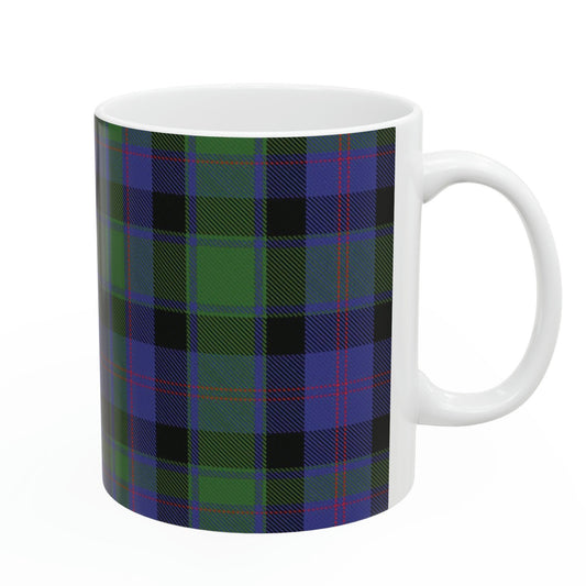 MacTaggart clan. The elegant and colourful tartan on this mug is taken from the Scottish Register of Tartans based in Scotland.