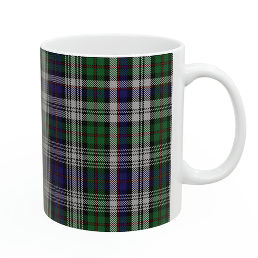 MacKinlay dress. The elegant and colourful tartan on this mug is taken from the Scottish Register of Tartans based in Scotland.