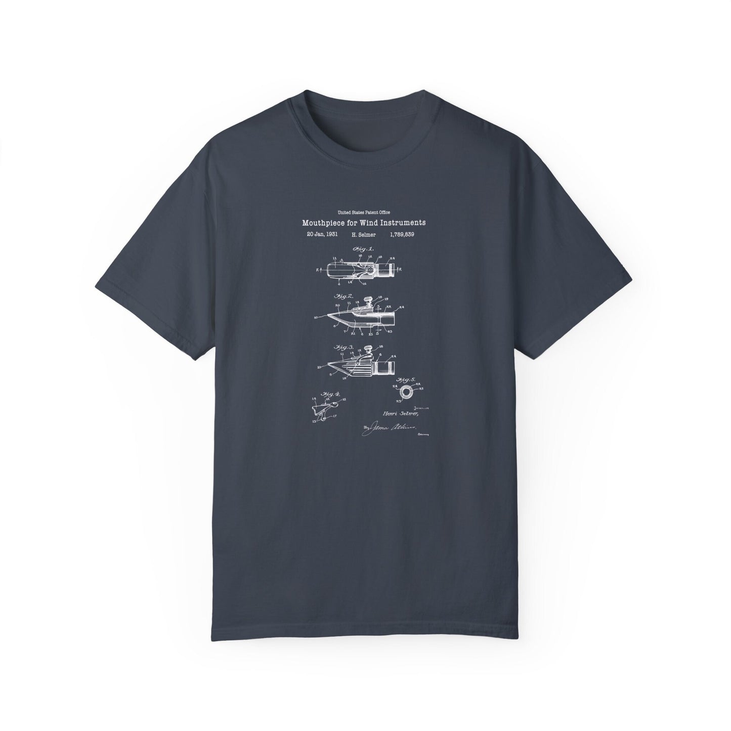 a t - shirt with a diagram of a boat