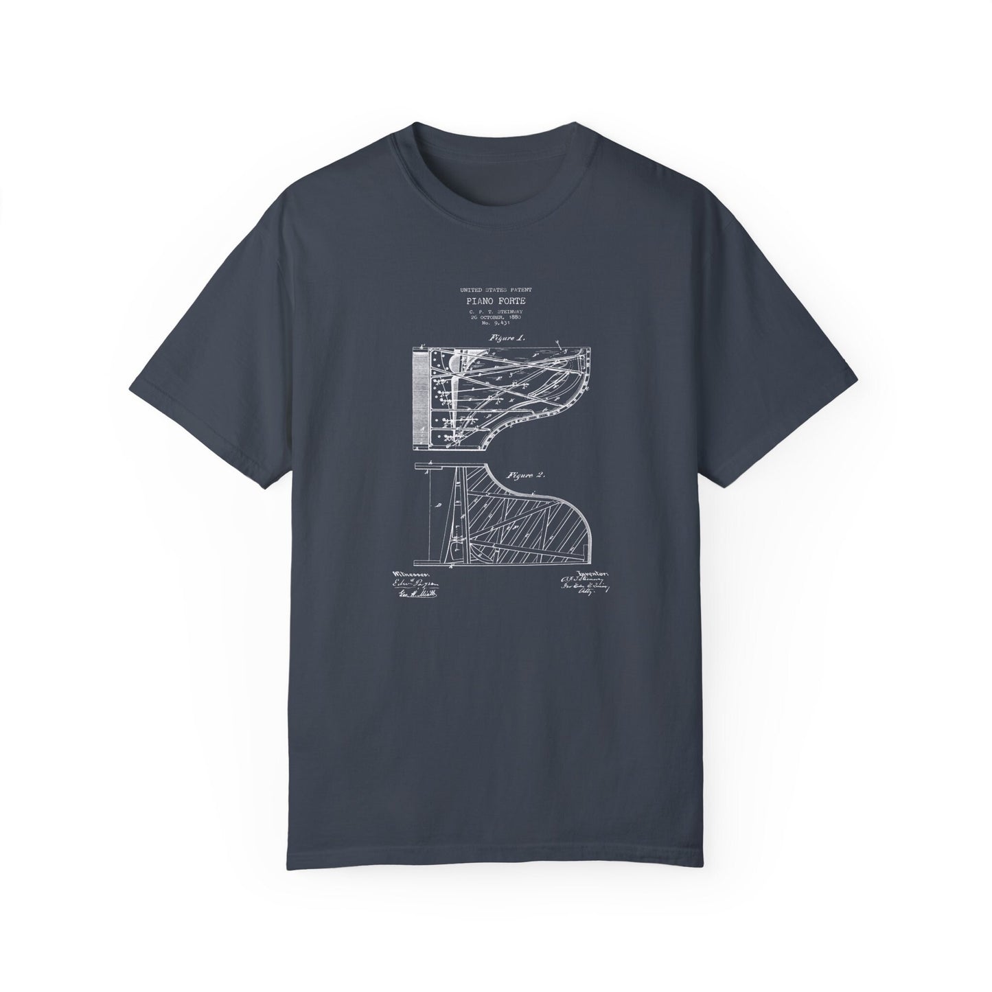 a t - shirt with a blueprint of a spiral staircase