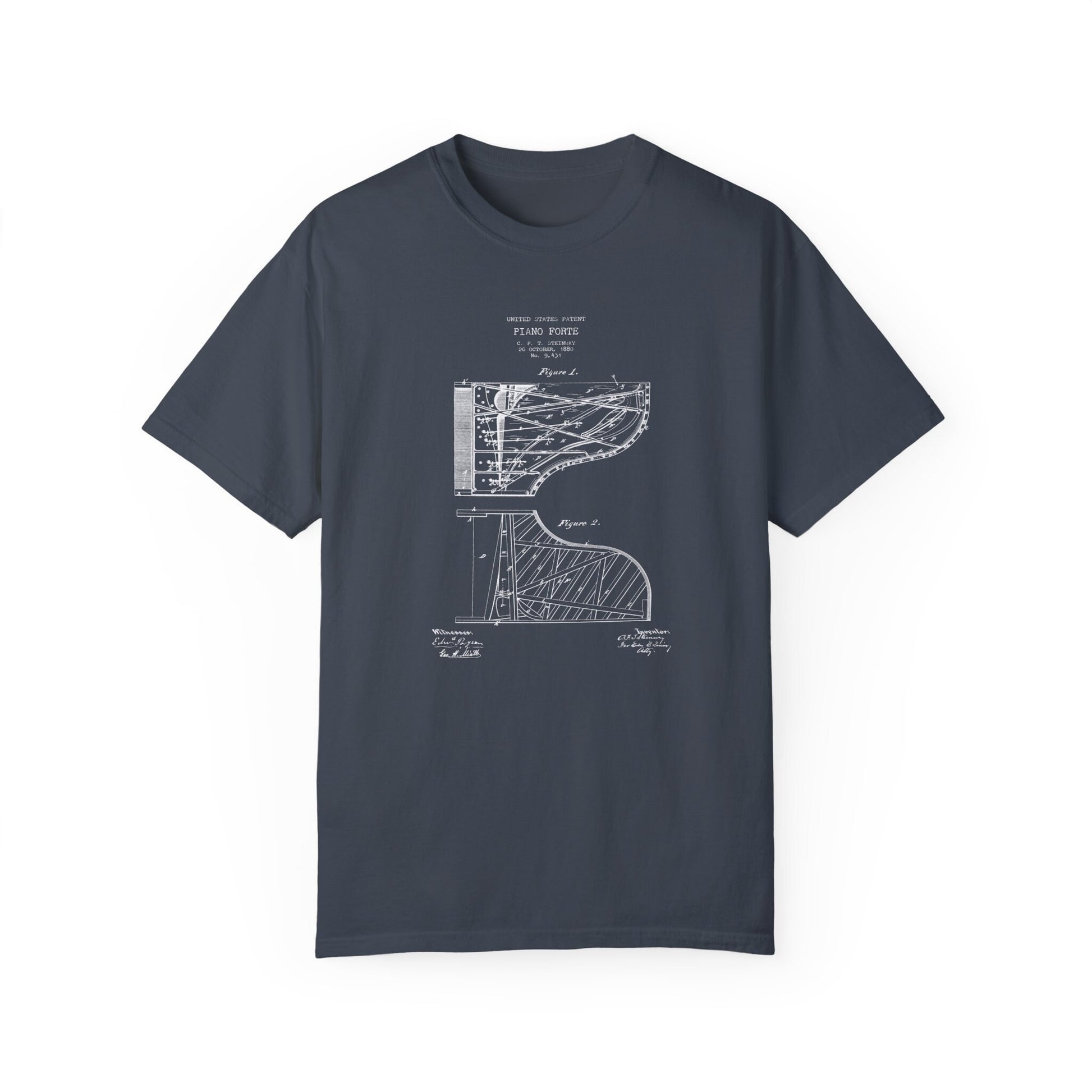 a t - shirt with a blueprint of a spiral staircase