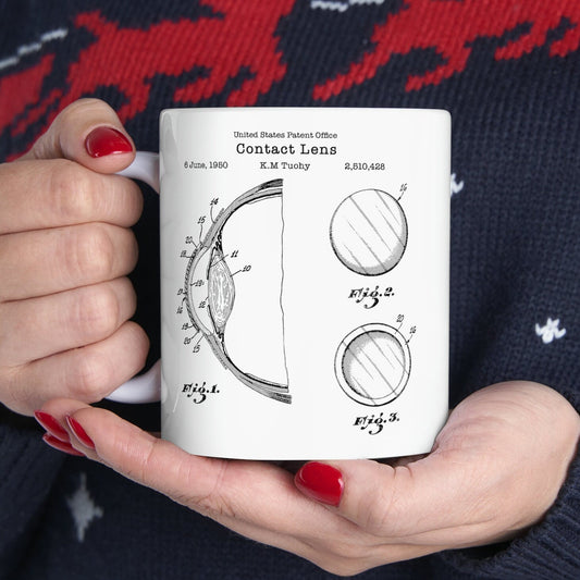 Contact lens patent from the US Patent Office. Perfect gift for any optician ophthalmologist eye health optical science doctor