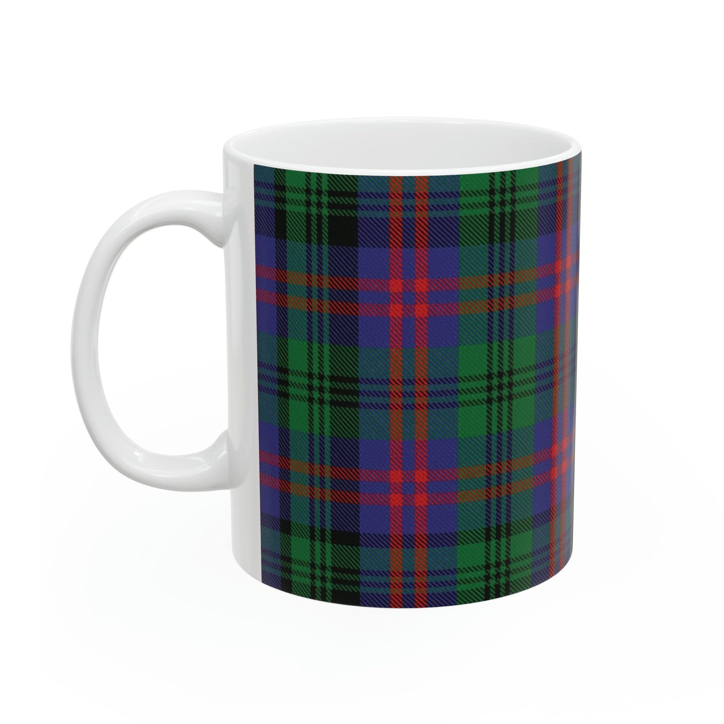 MacLachlan hunting. The elegant and colourful tartan on this mug is taken from the Scottish Register of Tartans based in Scotland.