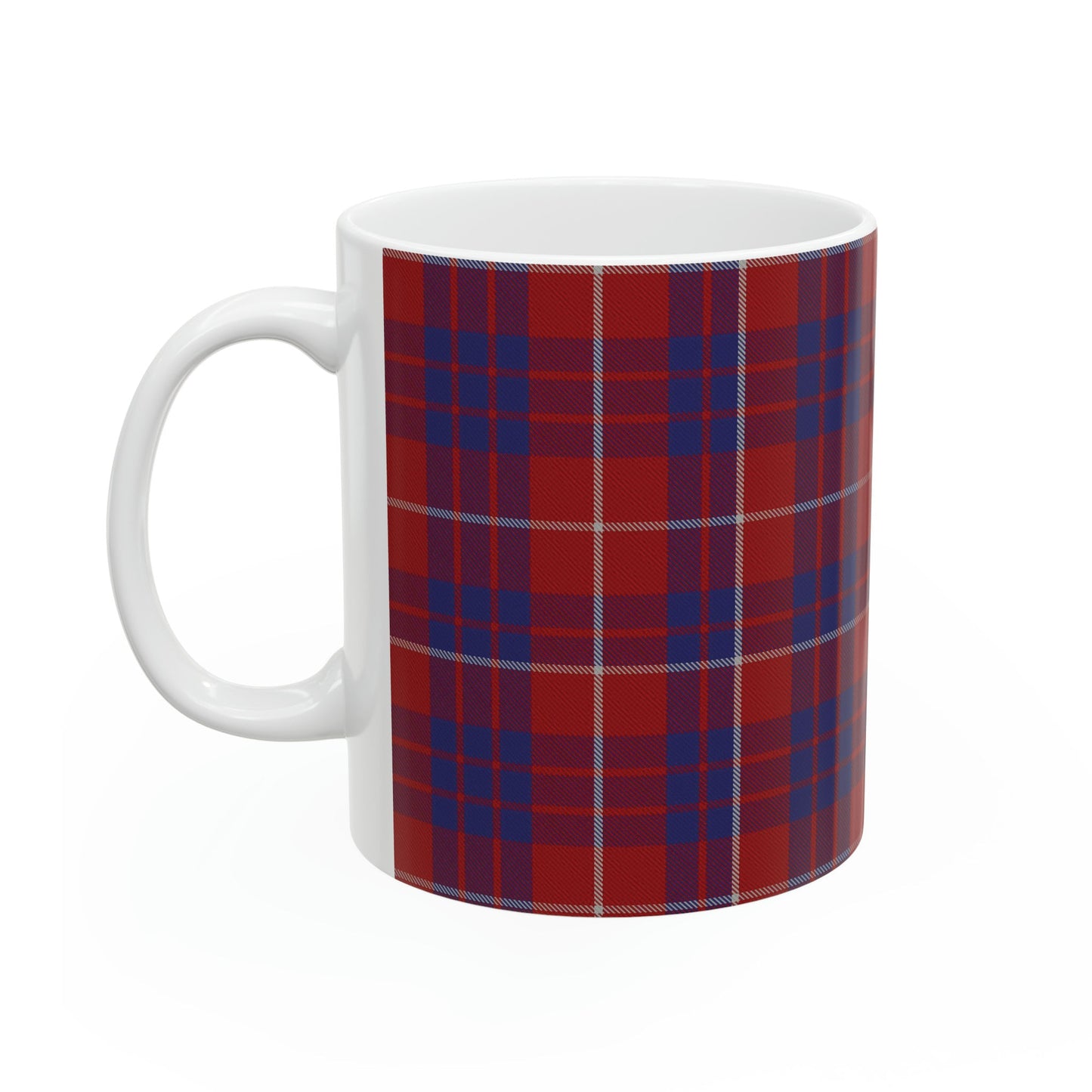 Hamilton mock. The elegant and colourful tartan on this mug is taken from the Scottish Register of Tartans based in Scotland.