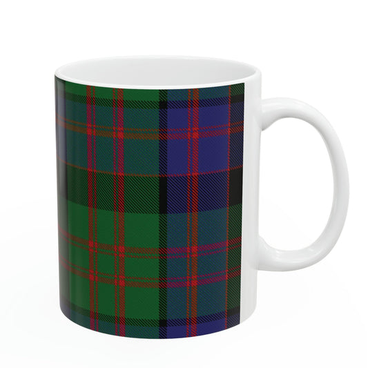 MacDonald clan. The elegant and colourful tartan on this mug is taken from the Scottish Register of Tartans based in Scotland.