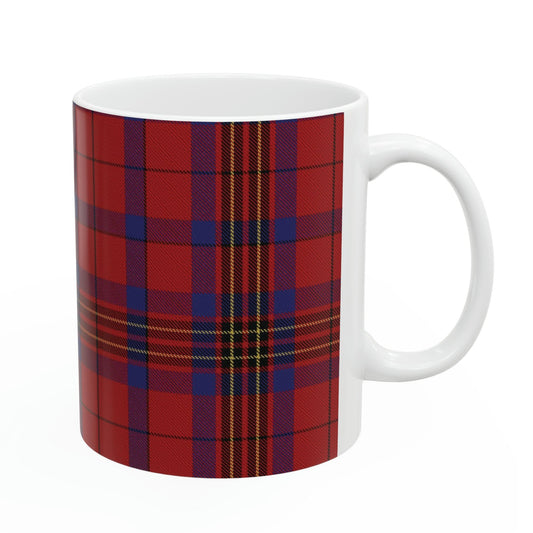 Leslie clan. The elegant and colourful tartan on this mug is taken from the Scottish Register of Tartans based in Scotland.