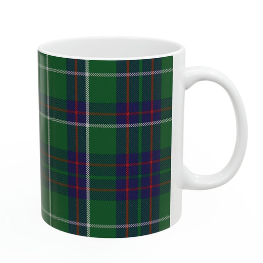 MacIntyre hunting. The elegant and colourful tartan on this mug is taken from the Scottish Register of Tartans based in Scotland.