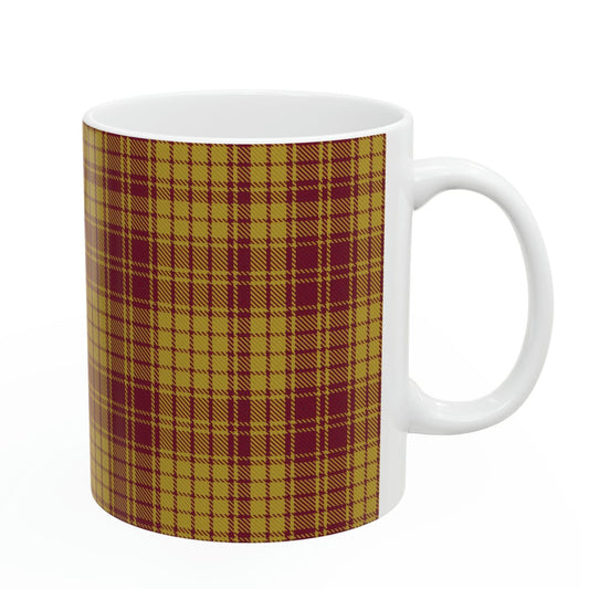 Macmillan dress. The elegant and colourful tartan on this mug is taken from the Scottish Register of Tartans based in Scotland.