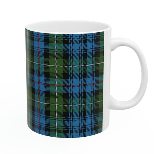 MacKenzie clan. The elegant and colourful tartan on this mug is taken from the Scottish Register of Tartans based in Scotland.