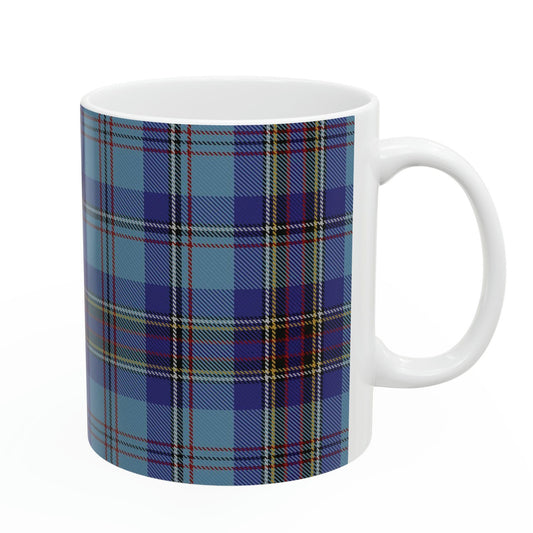 MacLean dress. The elegant and colourful tartan on this mug is taken from the Scottish Register of Tartans based in Scotland.