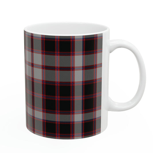 MacPherson clan 2. The elegant and colourful tartan on this mug is taken from the Scottish Register of Tartans based in Scotland.