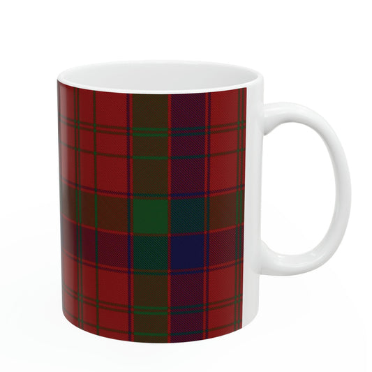 Robertson clan. The elegant and colourful tartan on this mug is taken from the Scottish Register of Tartans based in Scotland.