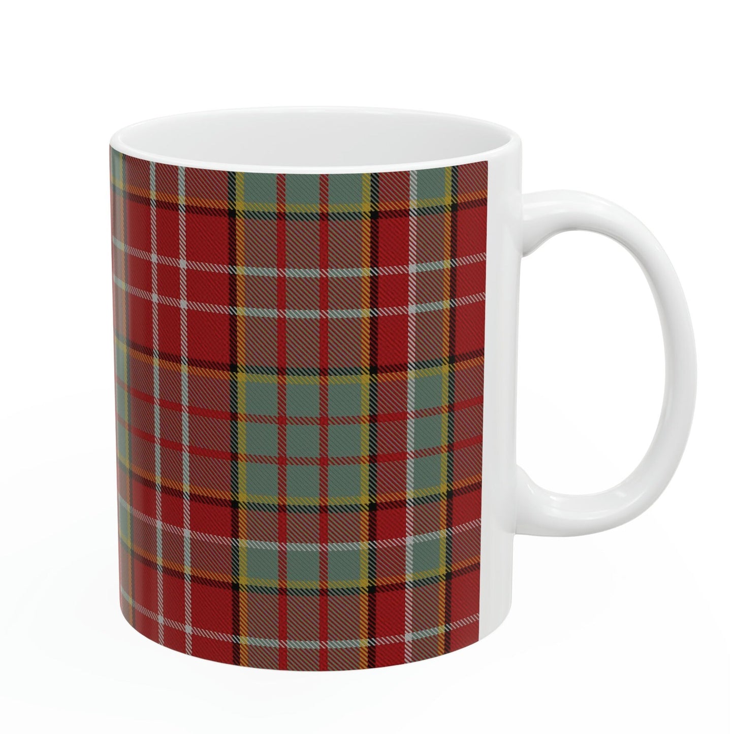 Ogilvie clan 2. The elegant and colourful tartan on this mug is taken from the Scottish Register of Tartans based in Scotland.