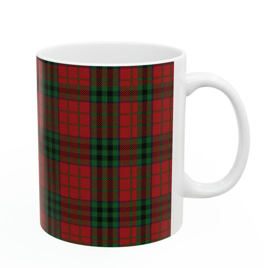 MacTavish clan. The elegant and colourful tartan on this mug is taken from the Scottish Register of Tartans based in Scotland.