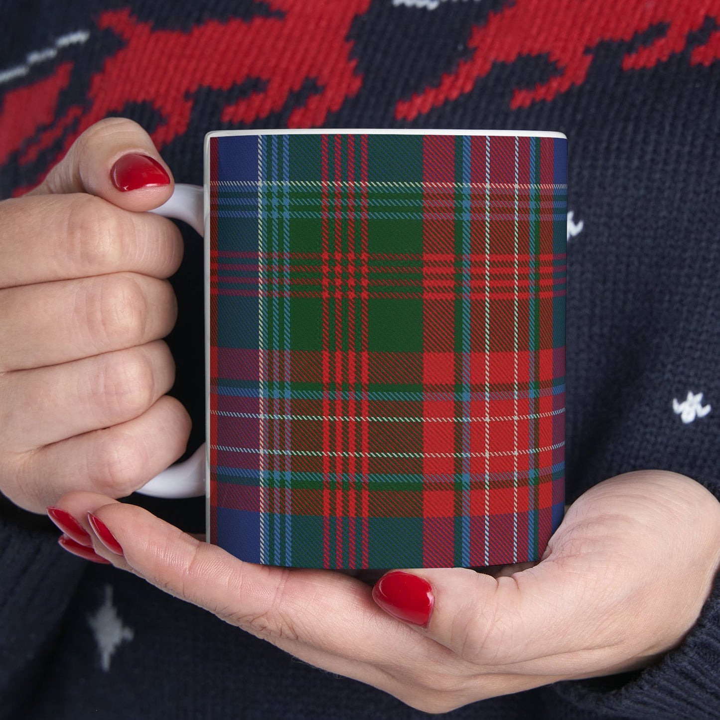 Wilson clan. The elegant and colourful tartan on this mug is taken from the Scottish Register of Tartans based in Scotland.